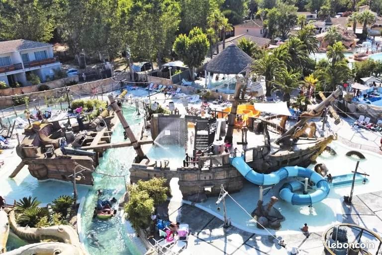 🌴 Mobil-home 2 chambres 4 personnes à louer au Cap d’Agde – Camping 4 étoiles Les Sables d’Or Village Club - Parc aquatique Pirates World 🌊 (image 2)