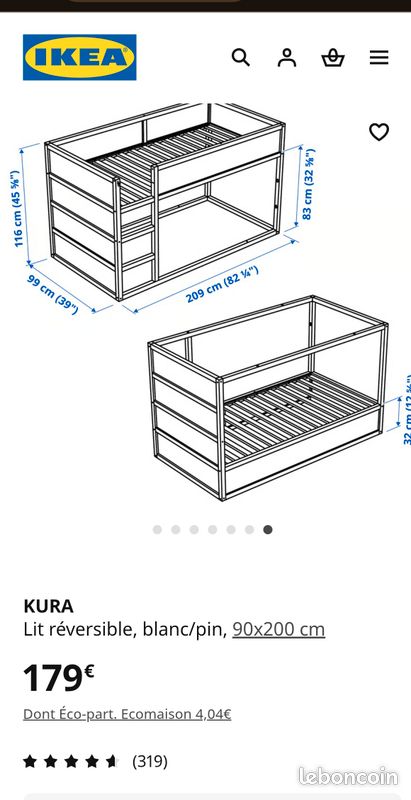 Lit enfant kura (image 2)
