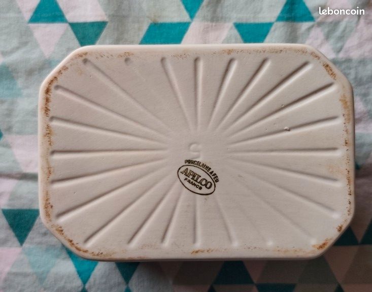 Terrine rectangulaire en porcelaine de Chauvigny (image 3)