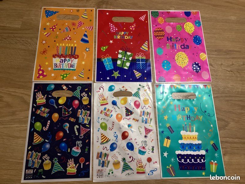 Flintronic Lot De 30 Sac Anniversaire Enfant, Sacs De Fête D