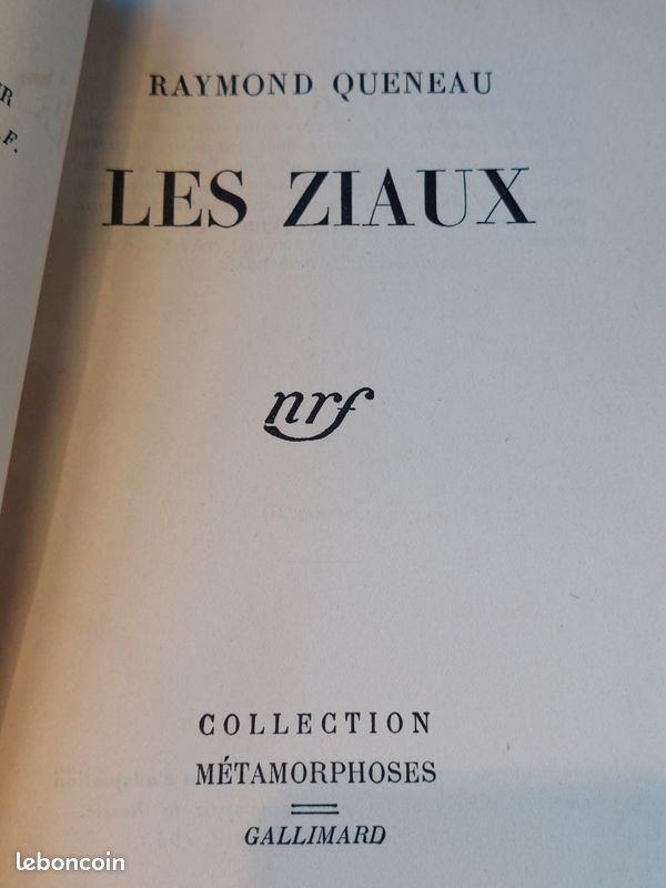 Les ziaux de Queneau EO 1943 (image 2)
