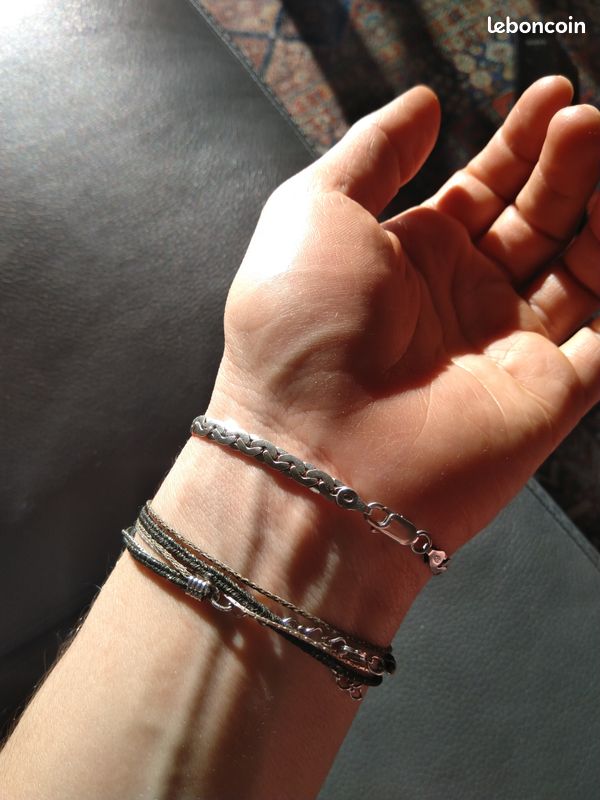 Jolie gourmette argent 8 gr (image 4)