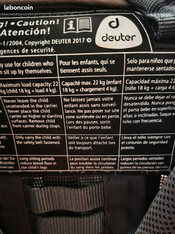 Porte bébé randonnée (image 8)