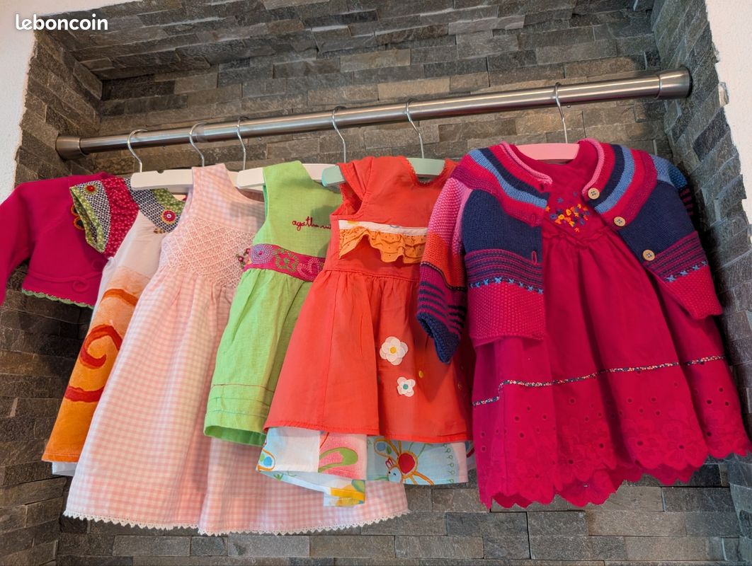 👗 Robe bébé fille CATIMINI – mois 🌸✨ Vêtements bébé