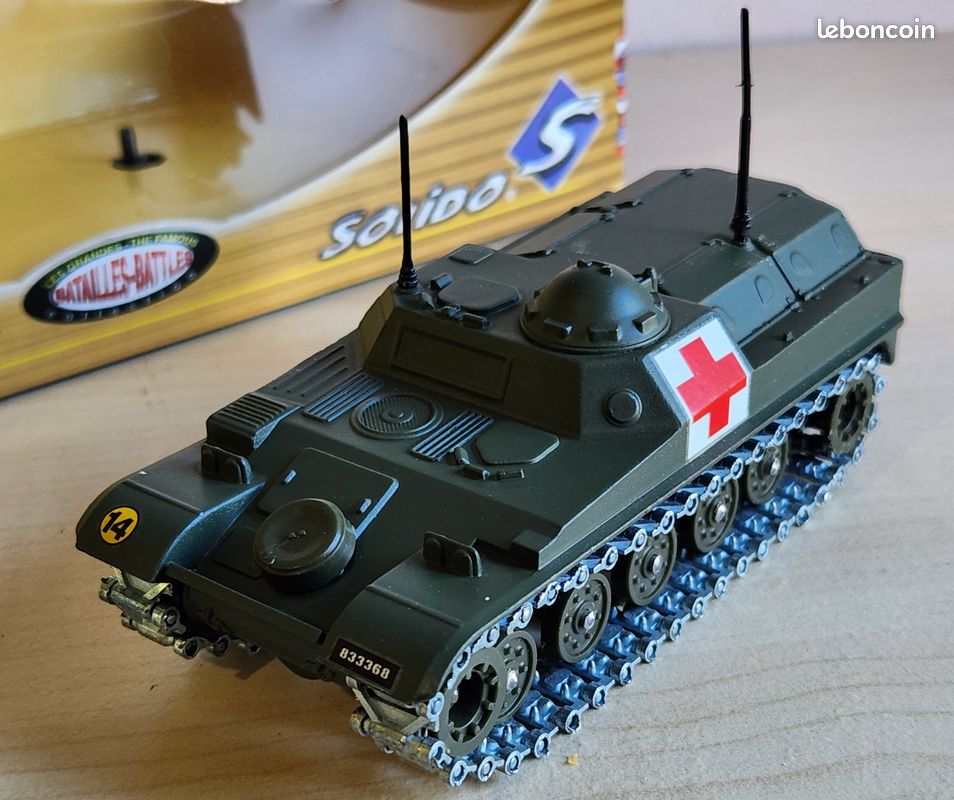 Miniature Solido 1/50 - Char AMX 13 Armée Française, 2e DB - Comme Neuf