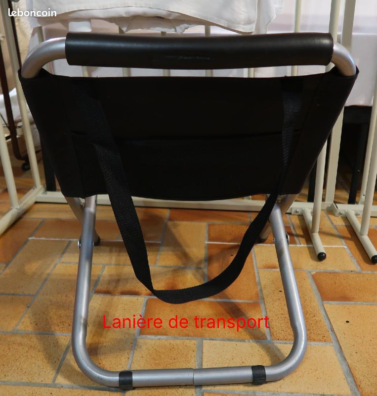 Fauteuil relax avec filets de rangement pêche camping c. NEUF (image 2)