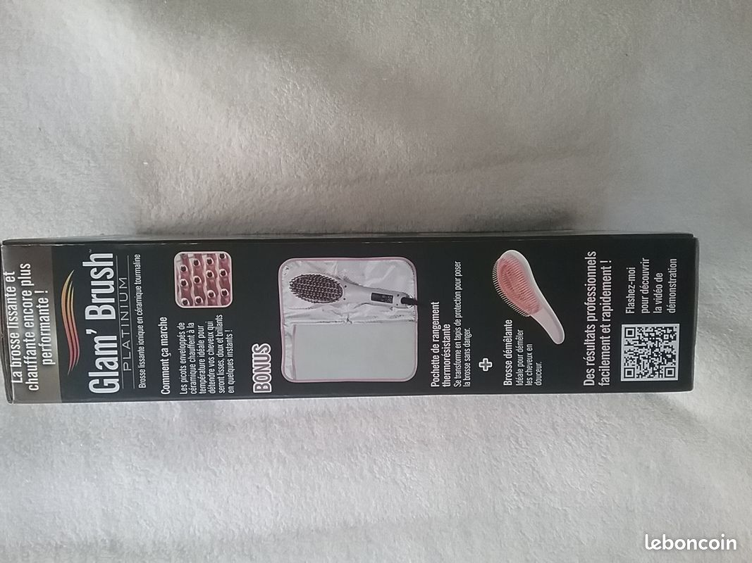 Brosse lissante Glam Brush Platinium (image 2)