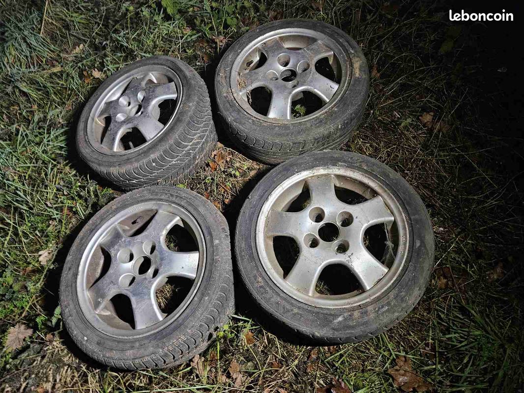 4 jantes de clio renault vw seat opel en 4/100 en 15 pouces sans pneus (image 1)