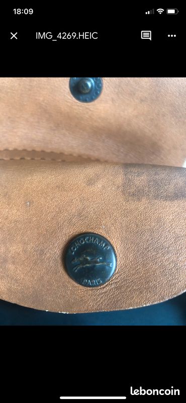 Sac se voyage pliage Longchamp noir (image 3)