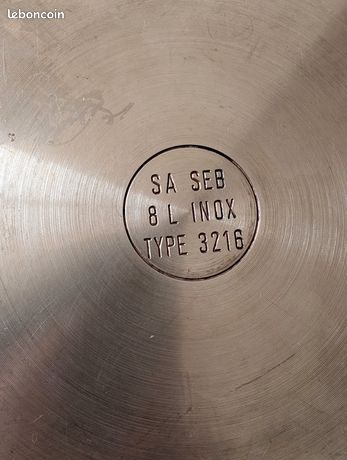 Ancienne Super Cocotte Minute Seb 8 Litres en aluminium Complète