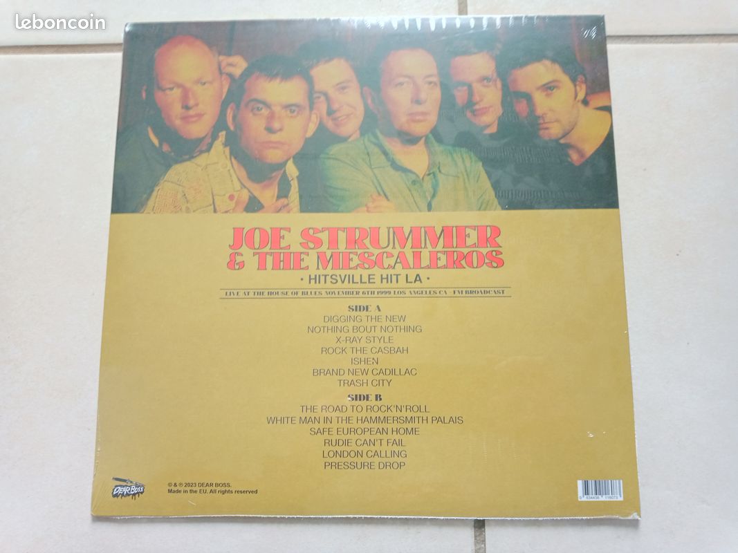JOE STRUMMER & THE MESCALLEROS Hitsville hit la LP Vinyle Live house of blues Los Angeles The Clash (image 2)