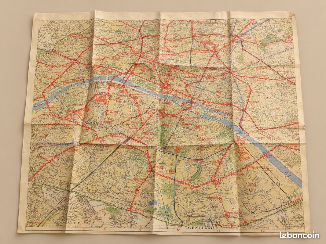 Plan de Paris années 1920/1926 (image 4)