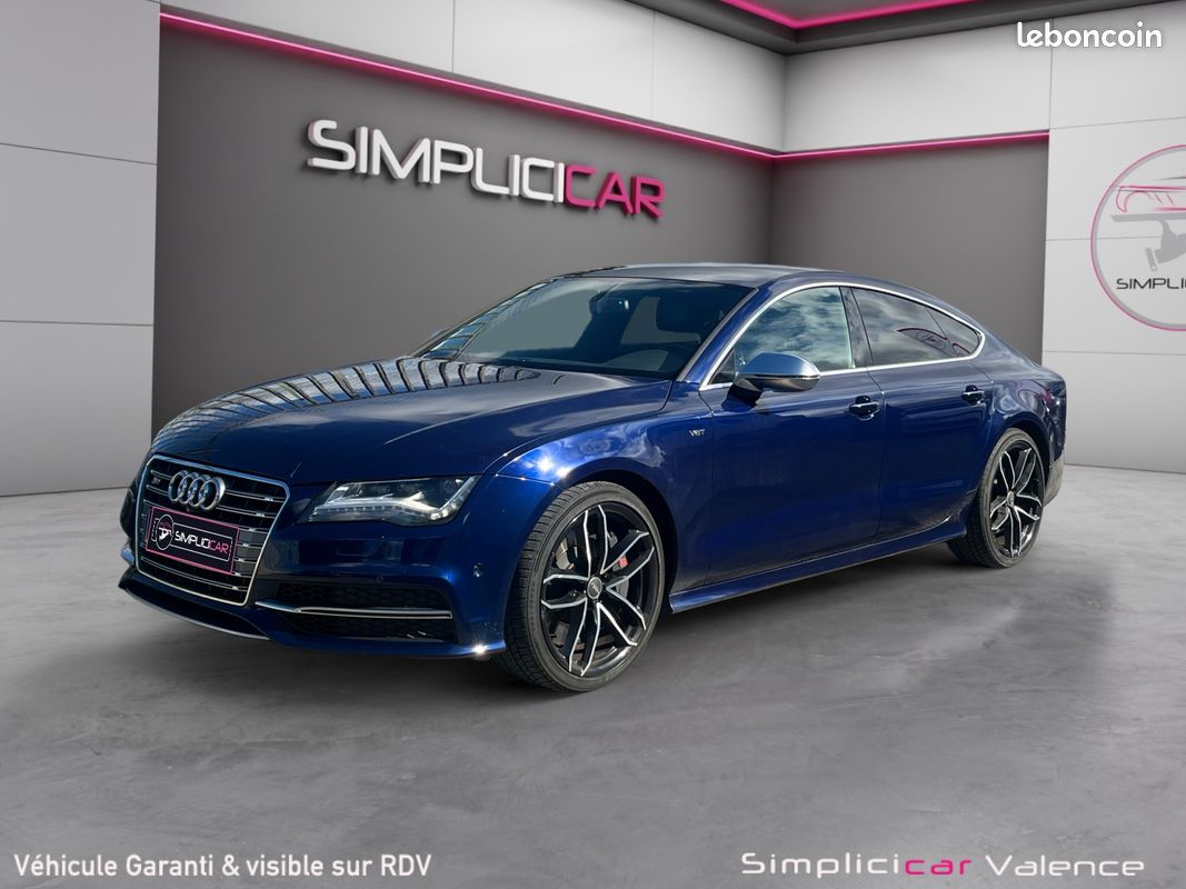 AUDI S7 SPORTBACK 4.0 TFSI 420ch QUATTRO S TRONIC 7 Sièges à mémoire chauffants ventilés Pack carbone Clim 4 zones Attelage amovible (image 4)
