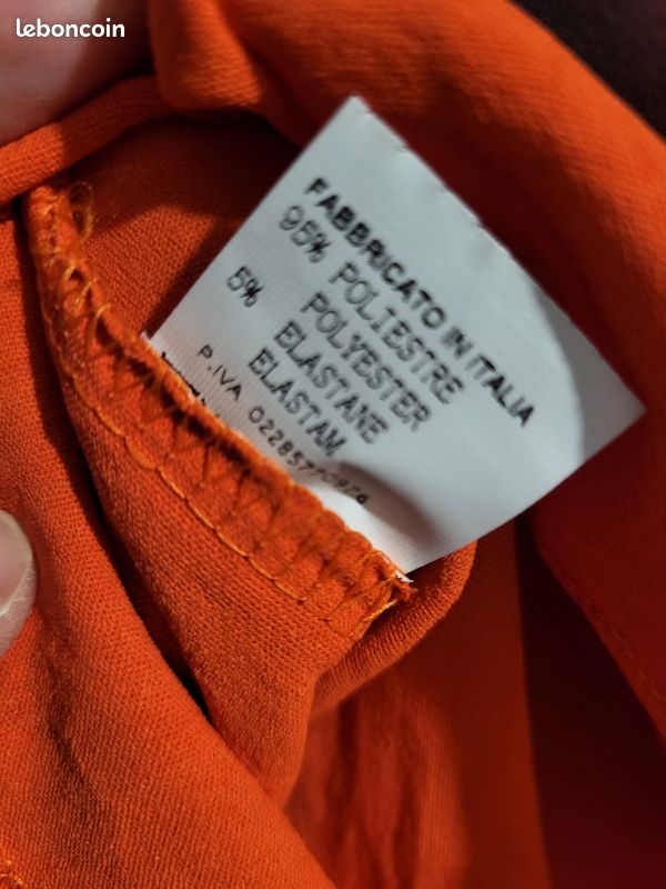 Robe Femme Carnival Fashions - Rouge/blanc à Rayures - Taille M - Nuque Nouée