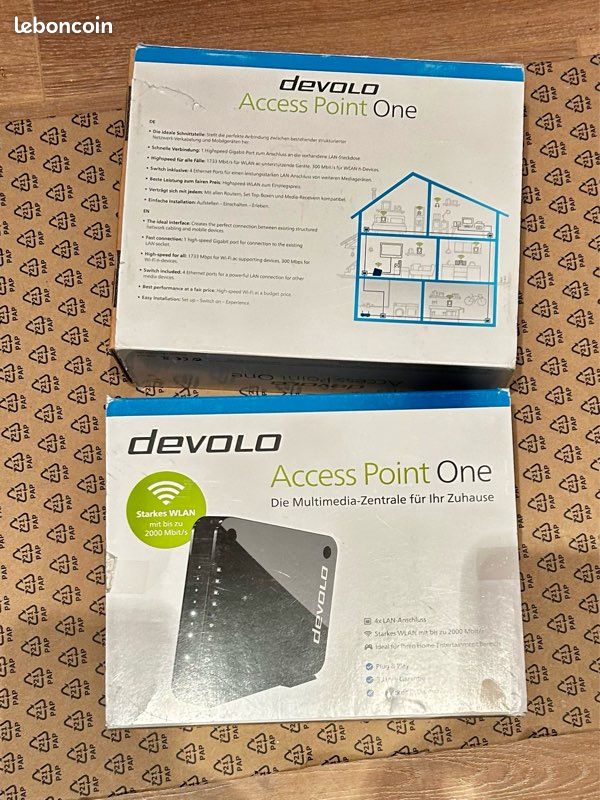Devolo Access Point One – paire (2) Points d’accès Wi-Fi double bande ...