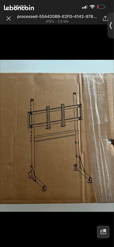 Nitrokart monitor stand white V2 (image 3)