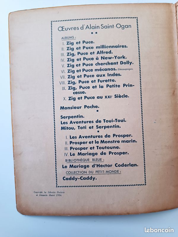 BD Zig et Puce présentent : Monsieur Poche 1 par Alain Saint-Ogan (image 4)