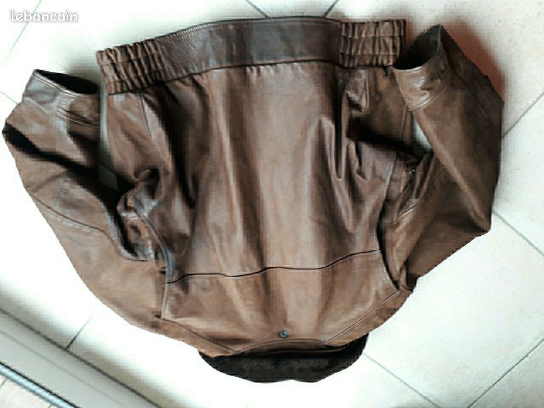 Blouson homme cuir Tb etat, de marque HELSTON'S (image 3)
