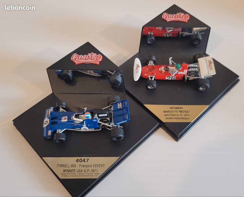 Tyrell 003 F. Cevert Winner USA 1971 Quartzo 1/43 Neuf