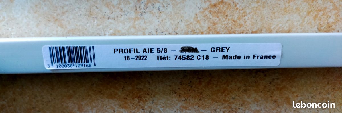 Profil d'angle pour lambris PVC cornière (image 2)