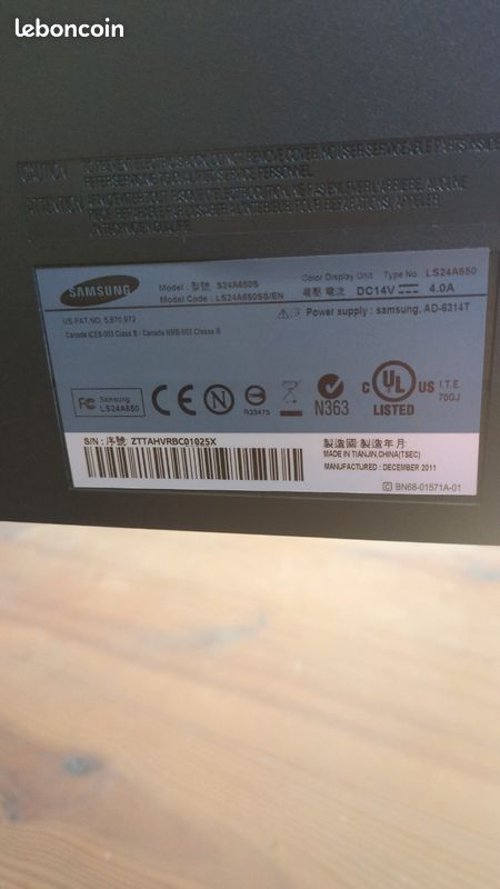 Écran Samsung SyncMaster SA650 – 24 pouces (image 4)