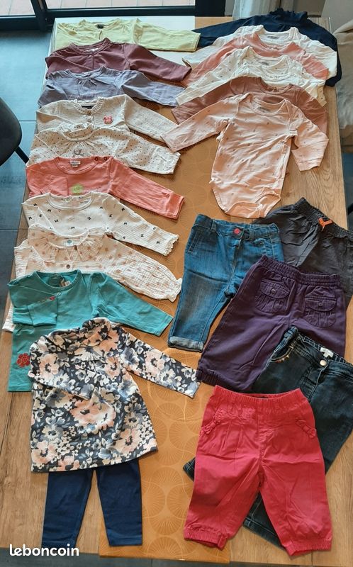 Vêtements fille 12 mois mi-saison et été (image 4)