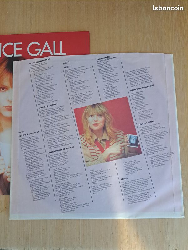 Vinyle France Gall – Tout Pour La Musique - 1981 (image 4)