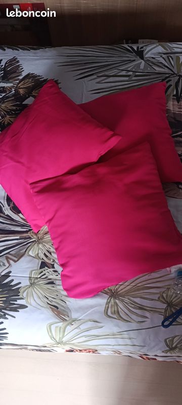 Coussins roses (image 1)