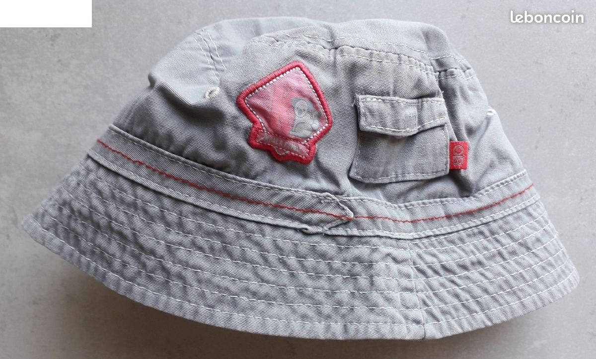 Lot composé d'un bob et d'un bonnet taille 2 ans environ (49 cm) (image 2)