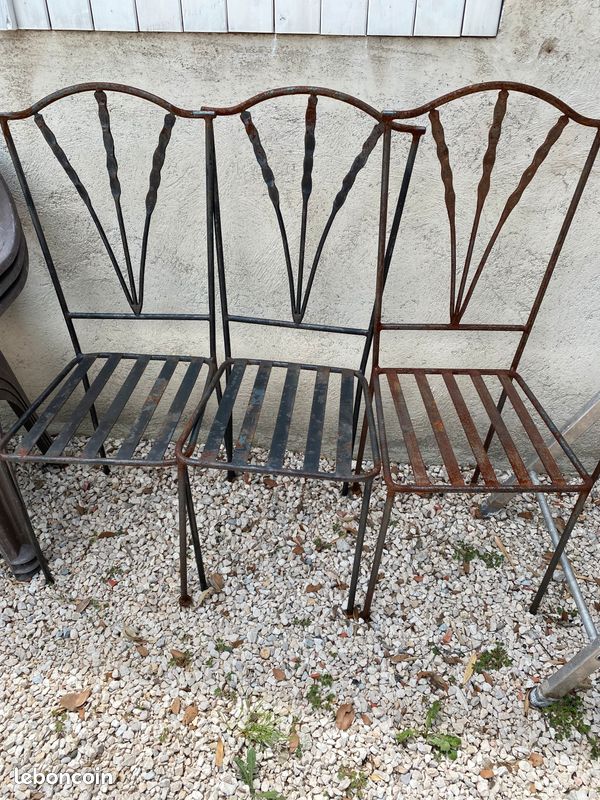 Table vrai fer forgé (image 3)
