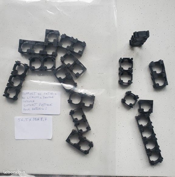 Support batterie lithium double cellule (image 1)