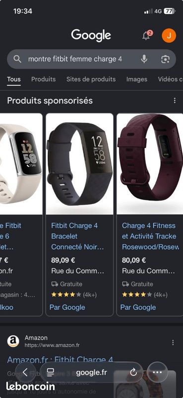 Montre fit bit (image 4)