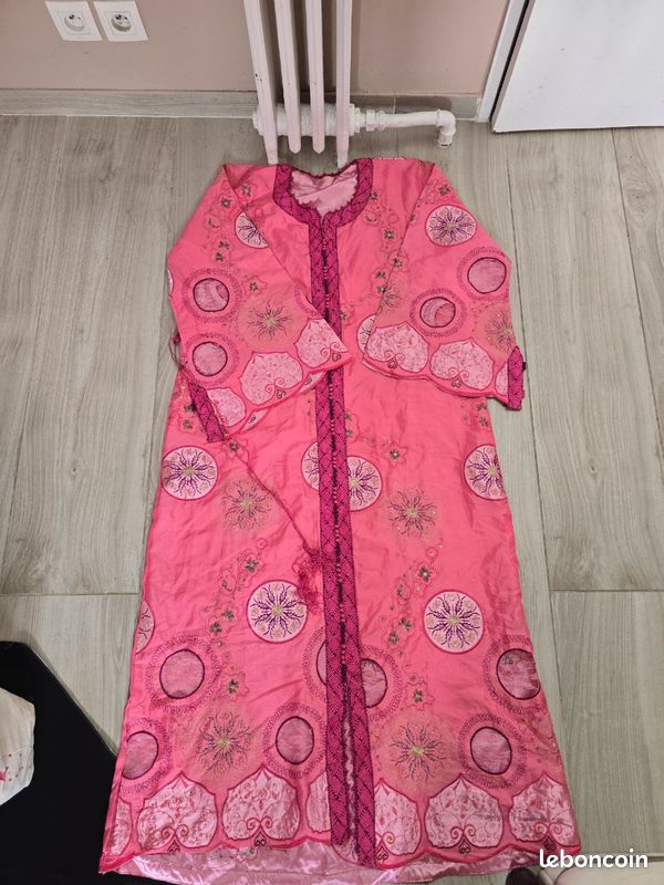 Gandoura rose grande taille selma93 (image 3)