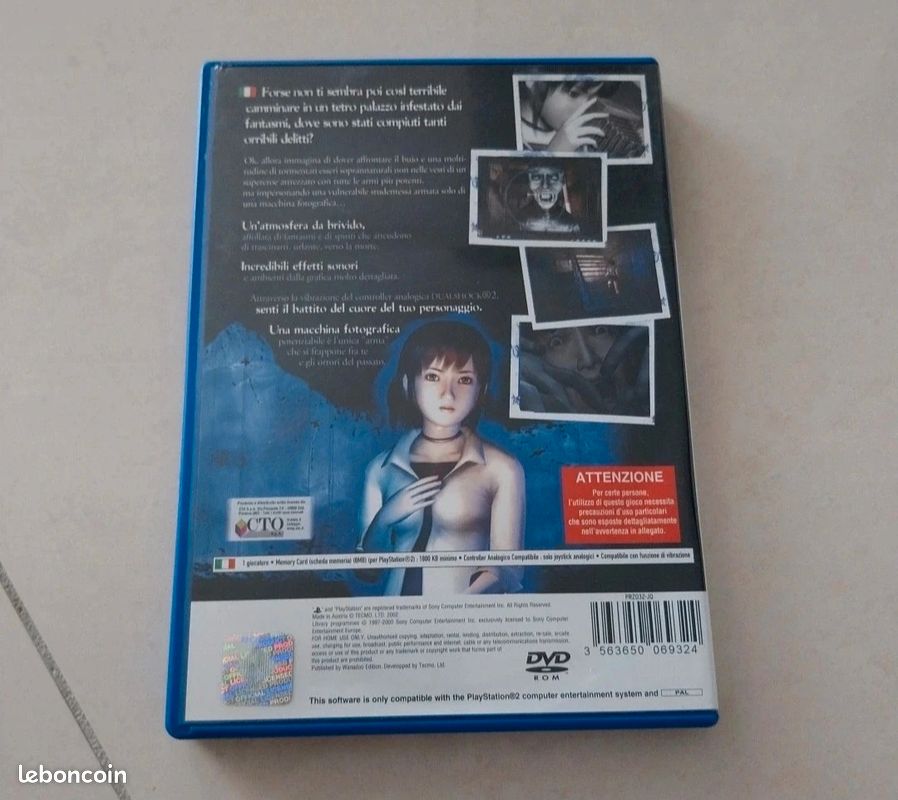 Jeu project zero sur playstation 2 (image 2)