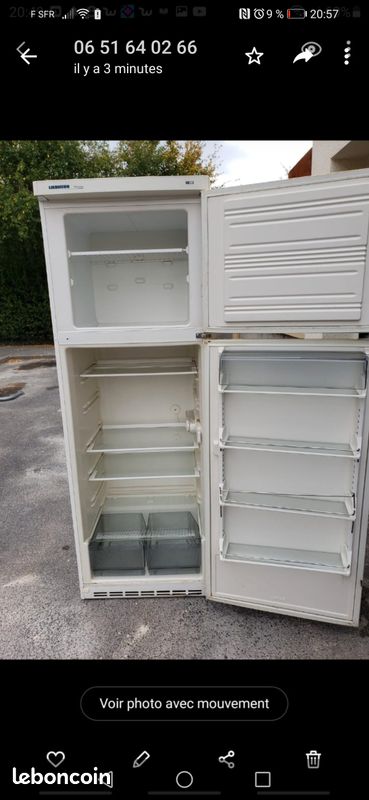 Réfrigérateur blanc (image 1)