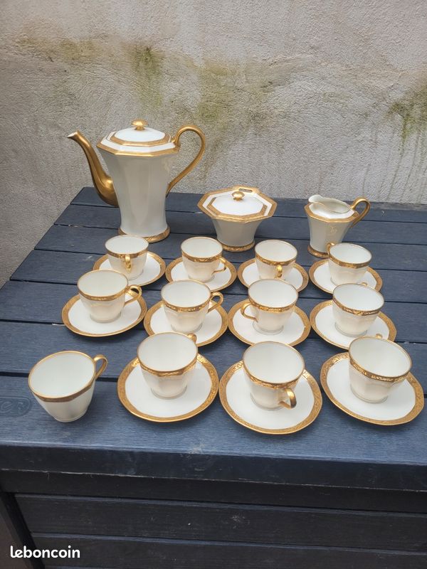 Thistle, Limoges Haviland , Service En Porcelaine 50 Pièces