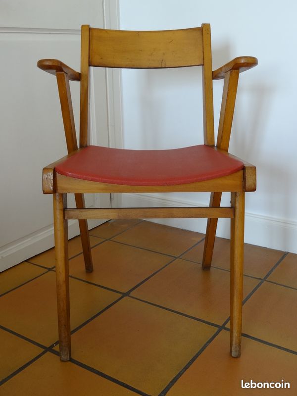 Fauteuil compas vintage (image 4)