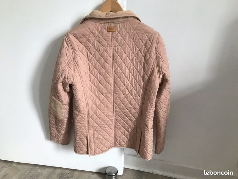 Veste matelassée rose pale, Aigle, femme (image 4)