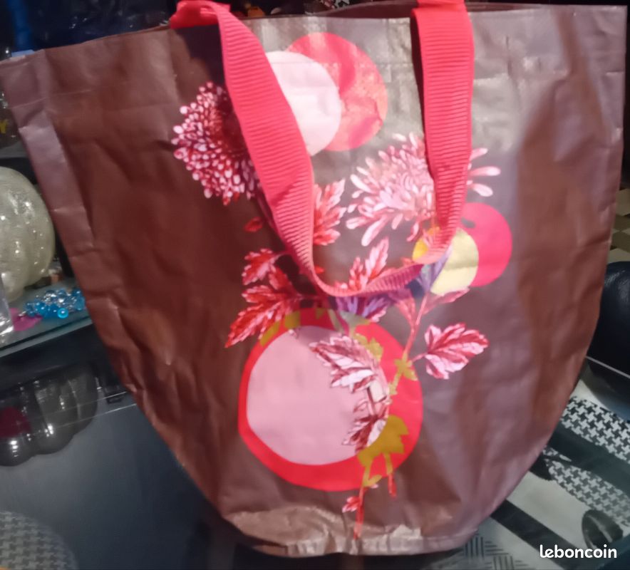 Sac Shopping Yves Rocher Vert En Toile - Fourre-tout Neuf Sans étiquette, Parfait Pour Femme