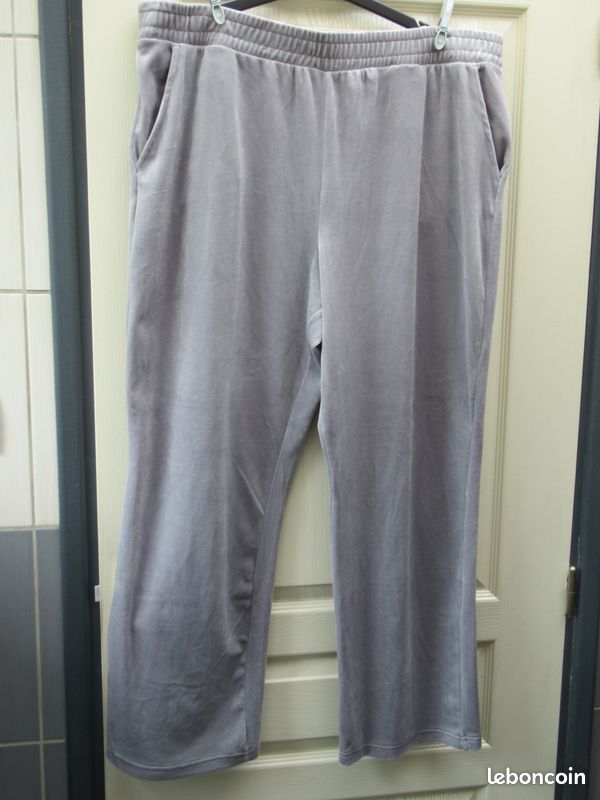 Pantalon de pyjama gris 54/56 (image 1)