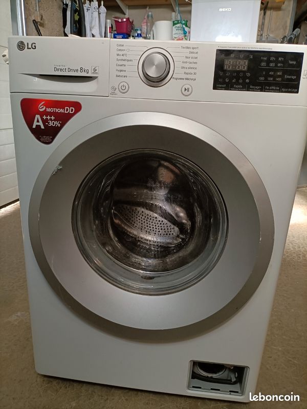 Machine à laver LG 8kg A+++ -30% (image 1)
