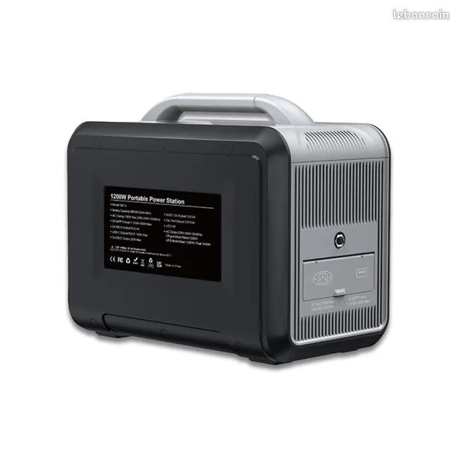 Batterie portable stockage d'energie solaire 1200W (image 1)