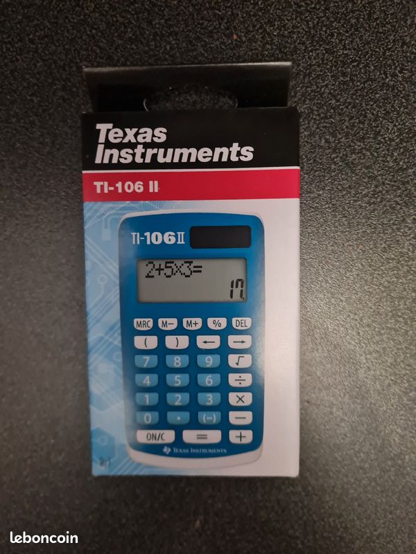 Texas Instruments TI-106 au meilleur prix - Comparez les offres de