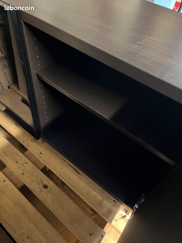 Buffet besta IKEA noir laqué (image 2)