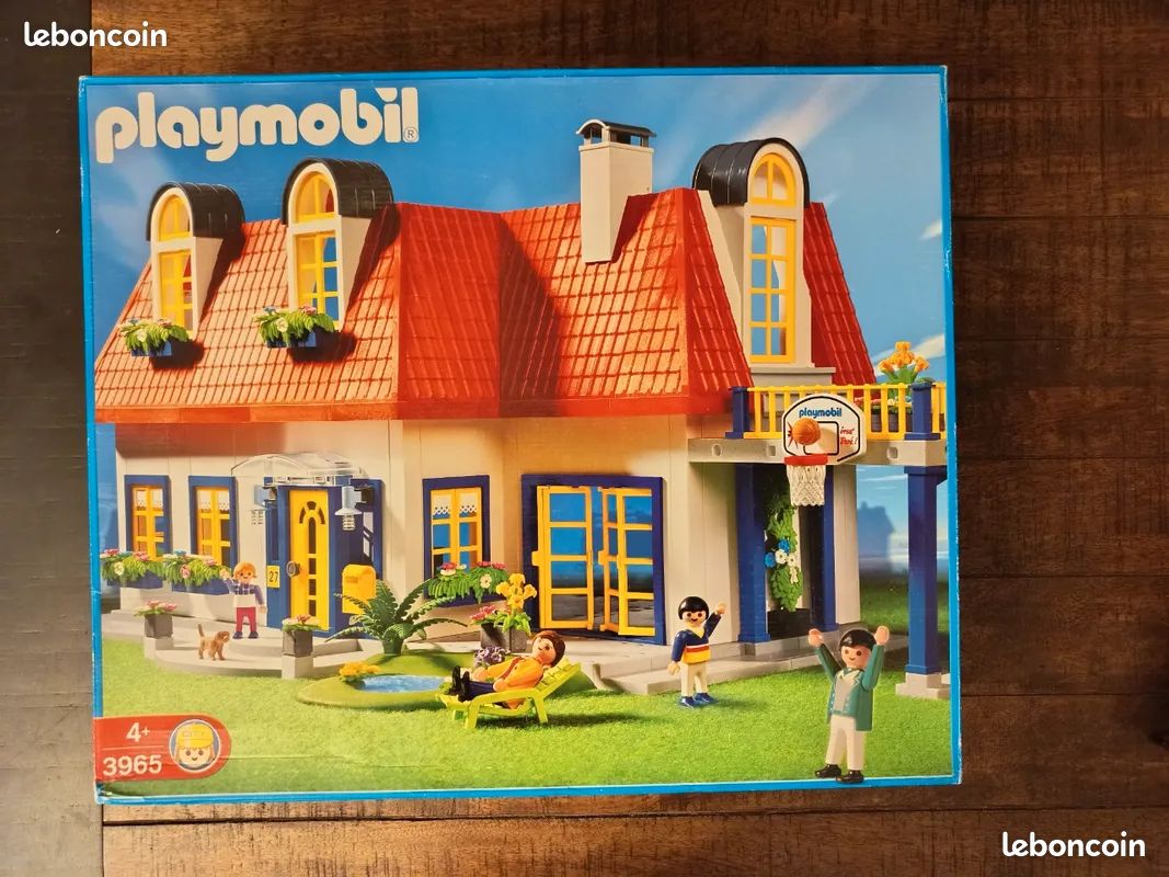Prospectus Playmobil Maison Individuelle 3965 - Document D'époque A4, 4 Pages, Occasion