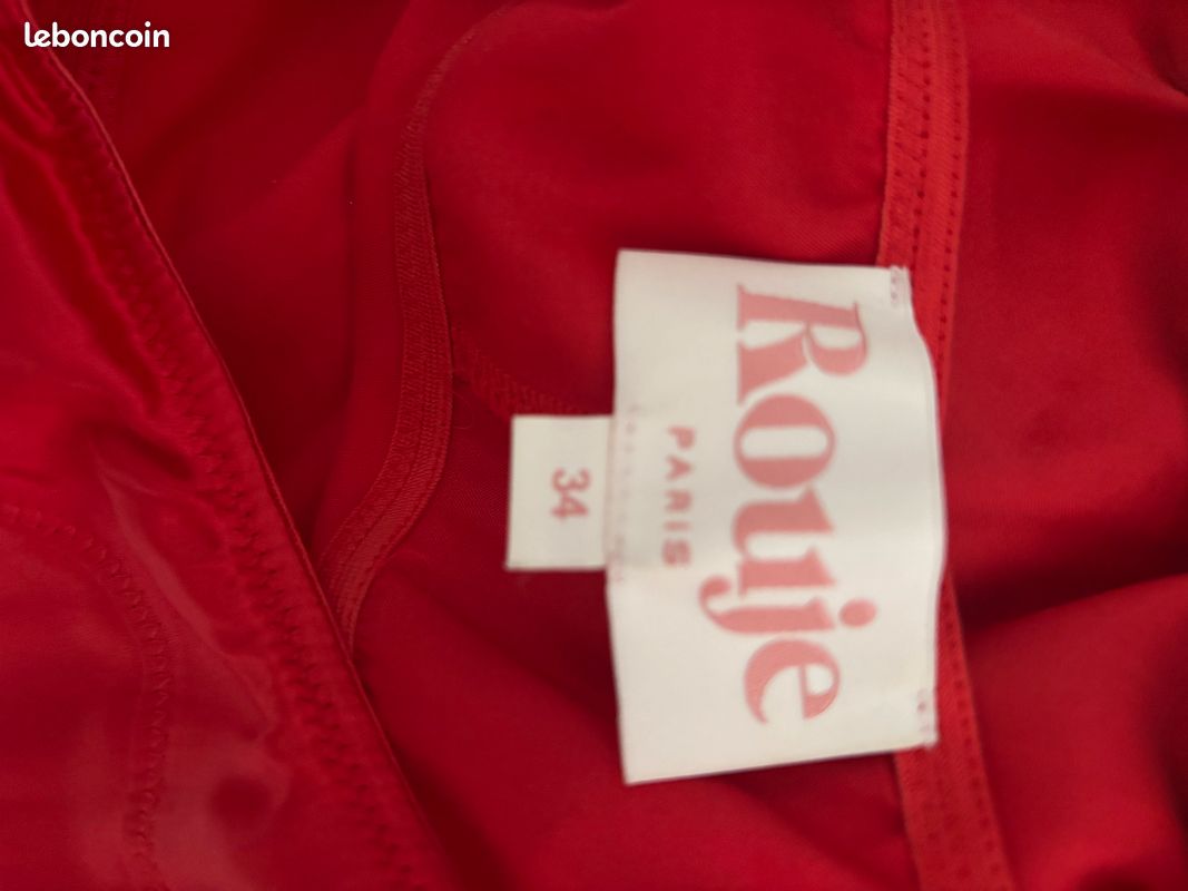 Robe en satin Rouje et son sac Vêtements