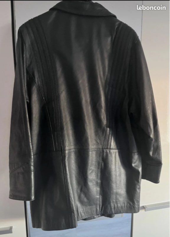 Veste en cuir Vintage (image 2)