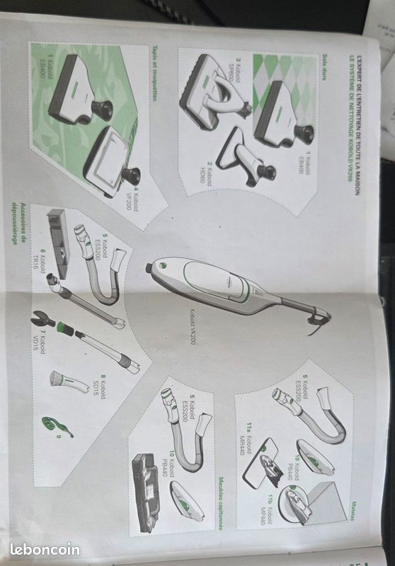 Accessoires aspirateur kobolt VK 200 (image 2)