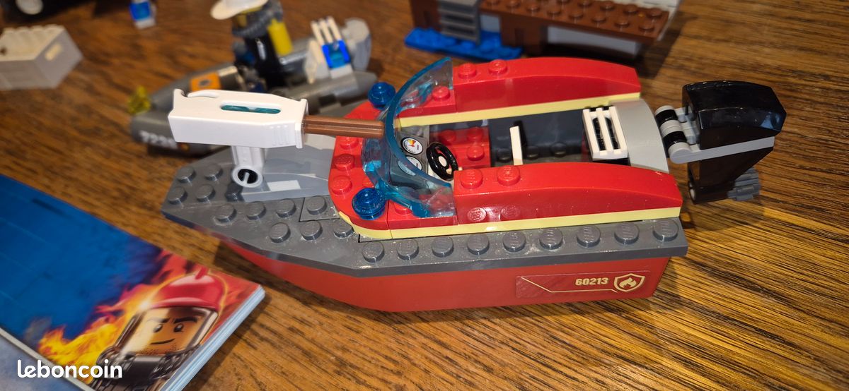Lot lego city pompier 60213 Jeux Jouets