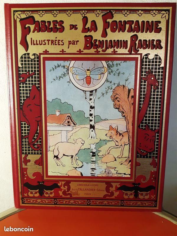 Fables de la Fontaine illustrées par Benjamin Rabier (image 1)
